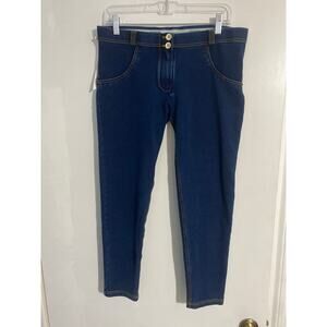 Freddy Wrup jeans NEW women’s size XL dark blue 7/8 length stretch booty lift